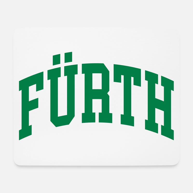 Fürth - Mousepad (Querformat) - Weiß