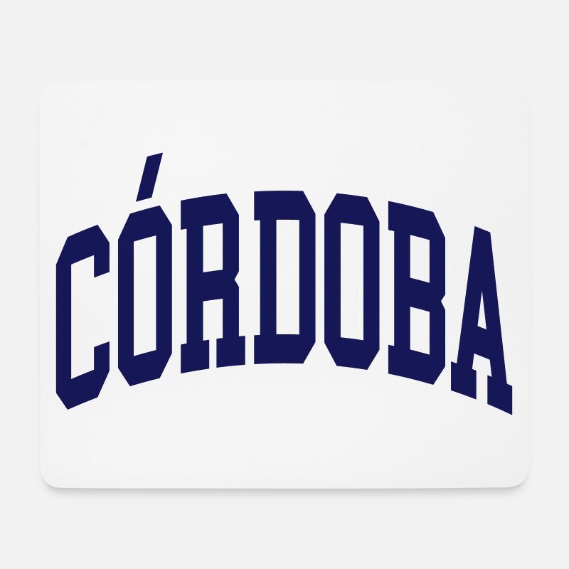 Cordoba - Tapis de souris (format paysage) - blanc