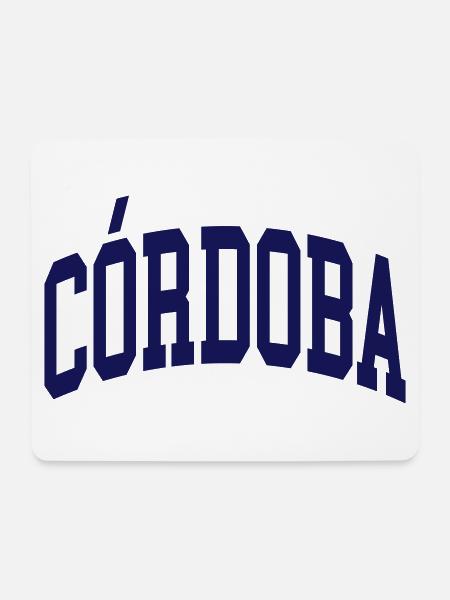 Córdoba - Mousepad (Querformat) - Weiß