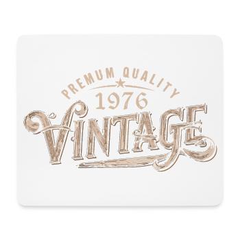 1976 Vintage 1976 Retro 1976 Birthday Gift - Mouse Pad (horizontal) - white - Front