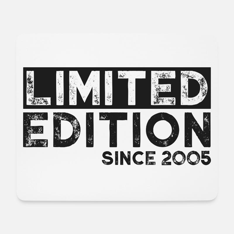 Jahrgang 2005 geboren Geburtstag Geschenk - Mousepad (Querformat) - Weiß
