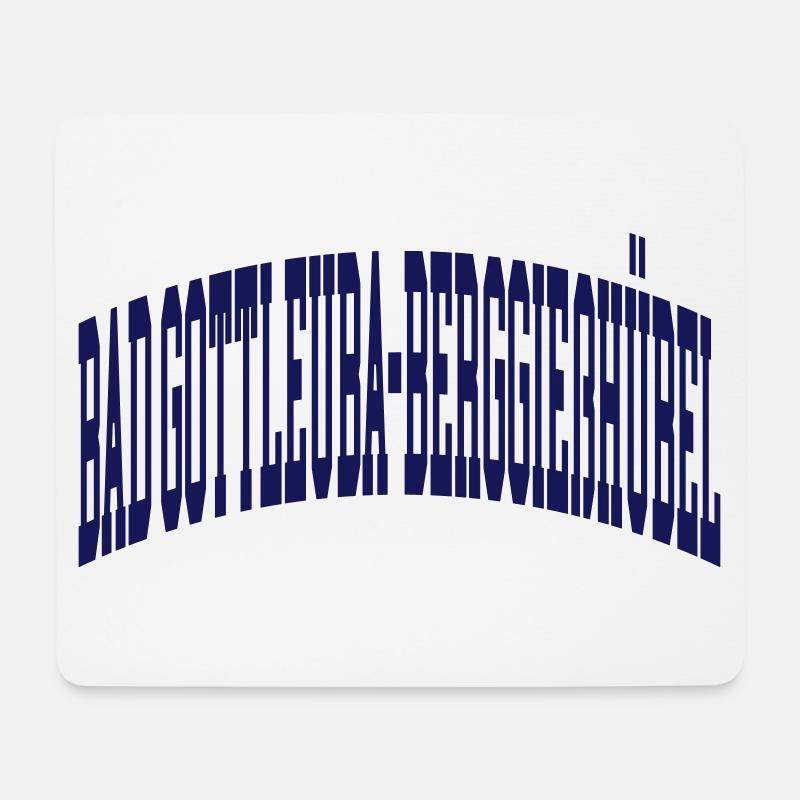 Bad Gottleuba-Berggießhübel - Mousepad (Querformat) - Weiß