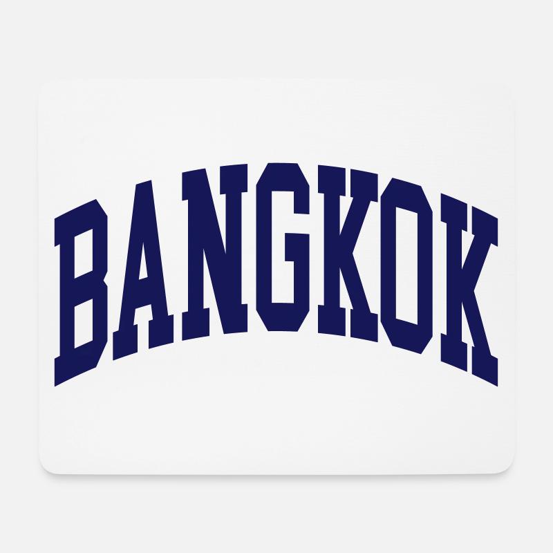 Bangkok - Mousepad (Querformat) - Weiß