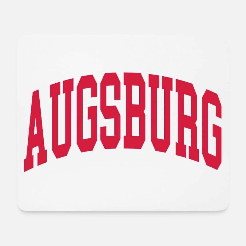 Augsburg - Mousepad (Querformat) - Weiß