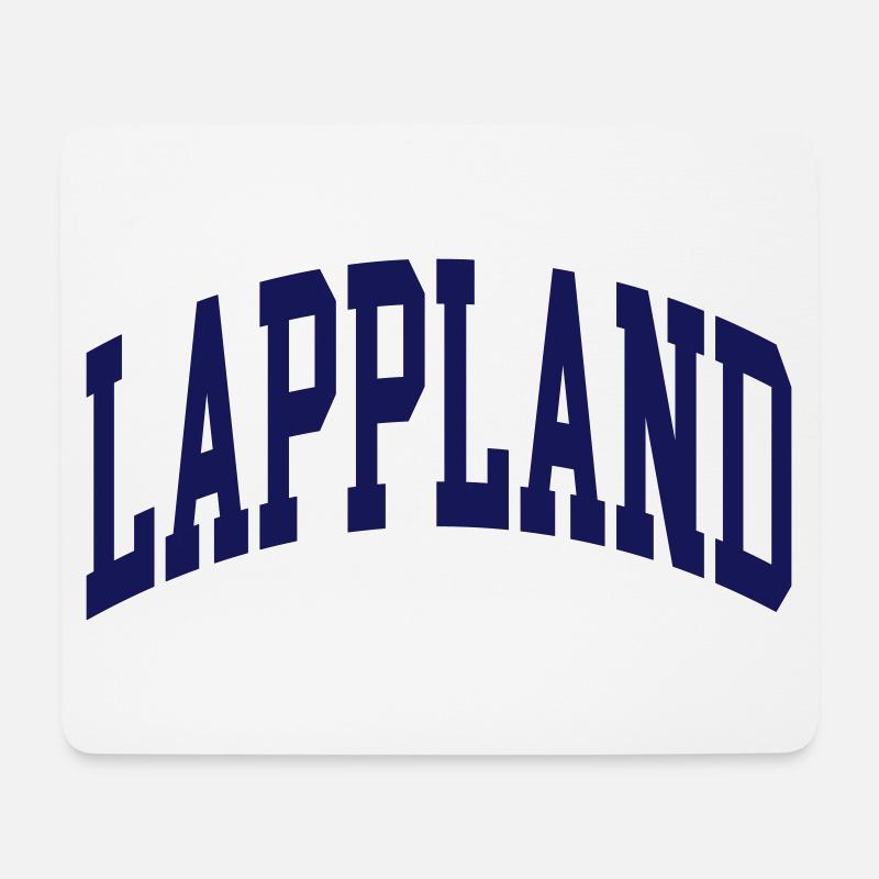 Lappland - Mousepad (Querformat) - Weiß