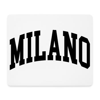 Milan - Tapis de souris (format paysage) - blanc - Devant