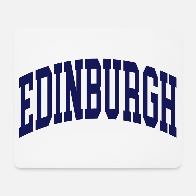 Edinburgh - Mousepad (Querformat) - Weiß