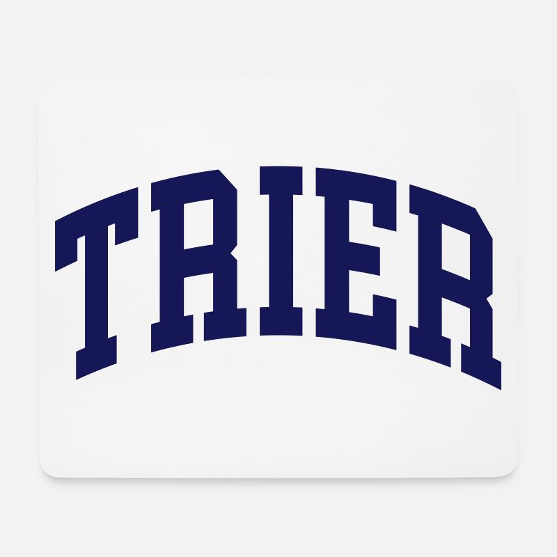 Trier - Mousepad (Querformat) - Weiß