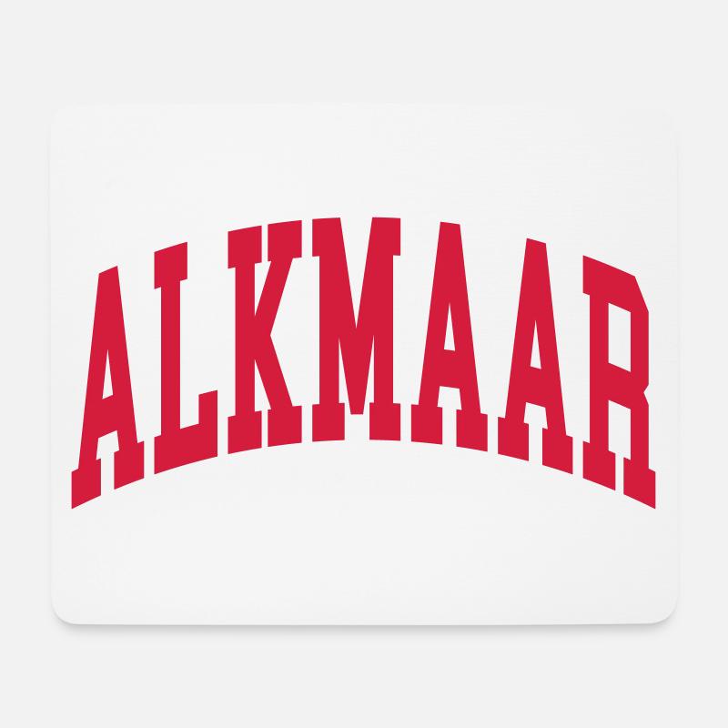 Alkmaar - Mousepad (Querformat) - Weiß