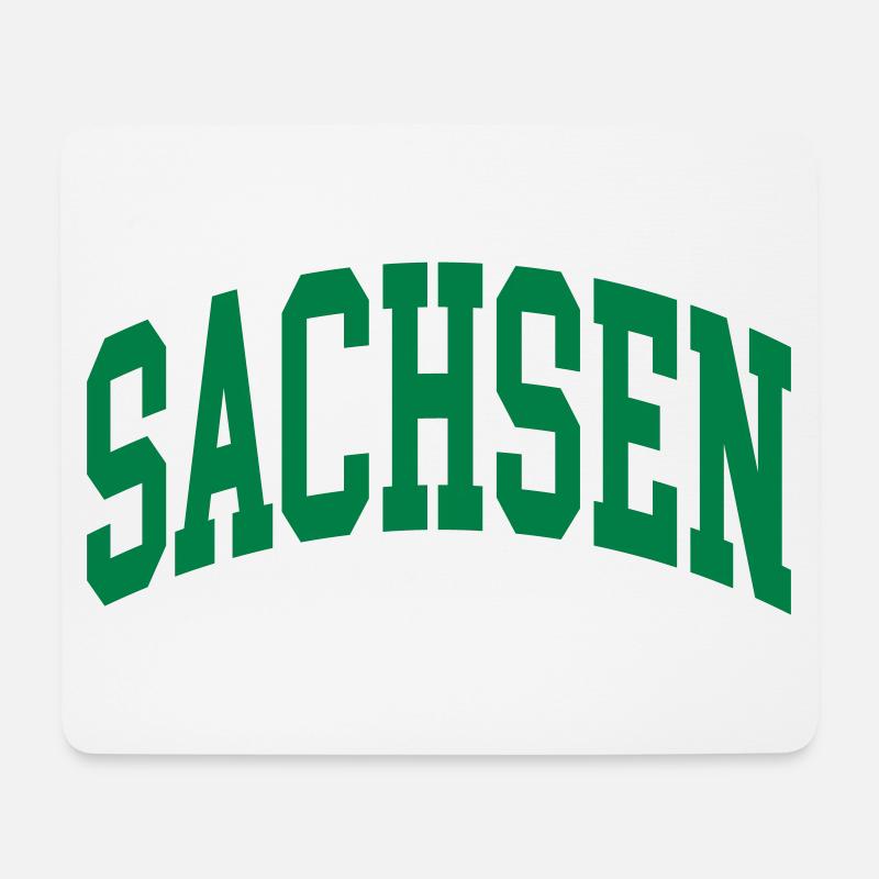 Sachsen - Mousepad (Querformat) - Weiß