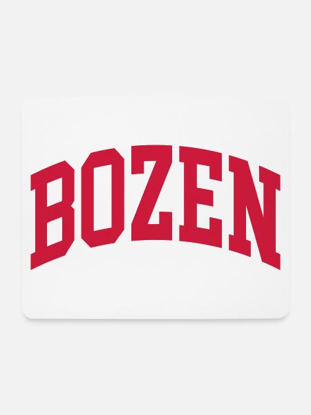 Bozen - Mousepad (Querformat) - Weiß