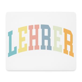 Lehrer - Mousepad (Querformat) - Weiß - Vorne