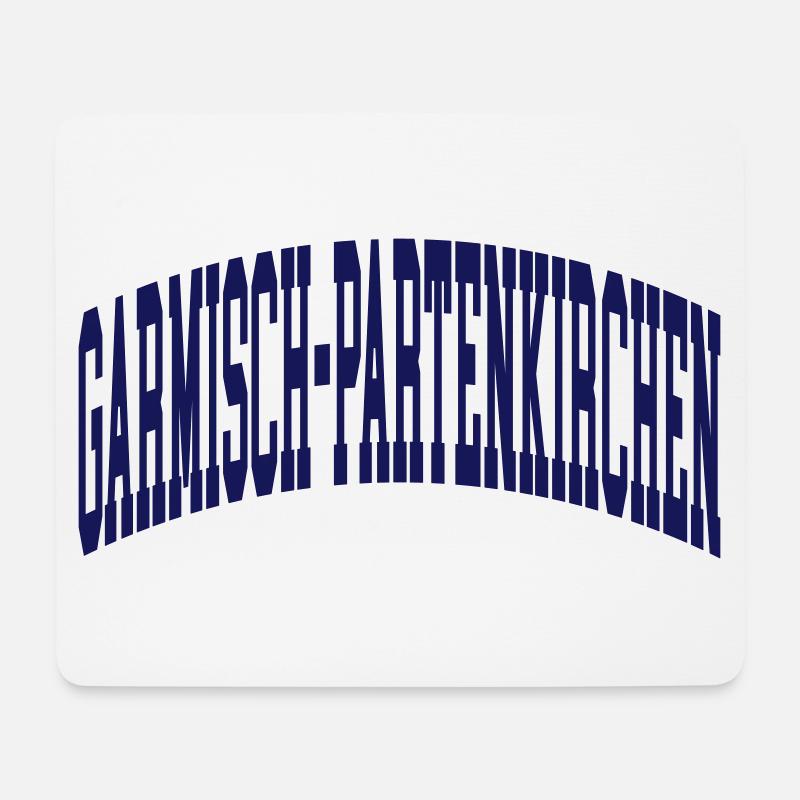 Garmisch-Partenkirchen - Mousepad (Querformat) - Weiß