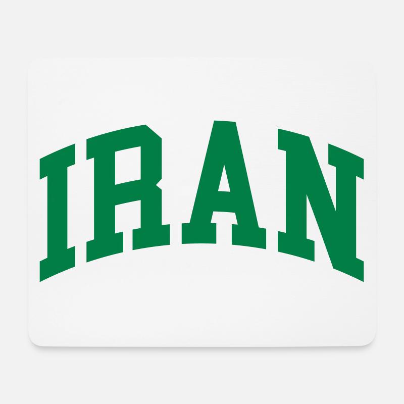 Iran - Mousepad (Querformat) - Weiß