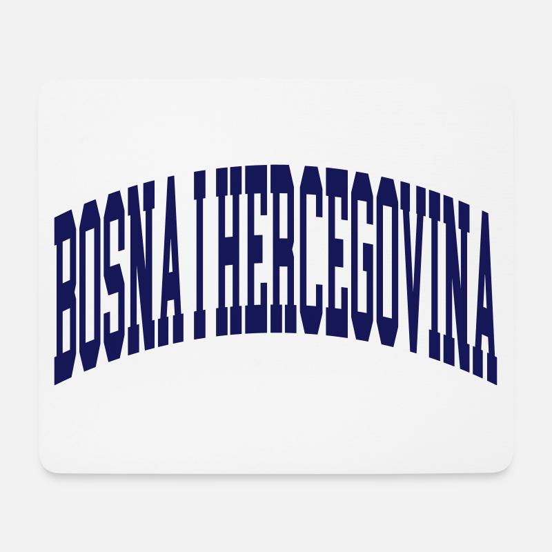 Bosnien und Herzegowina - Mousepad (Querformat) - Weiß