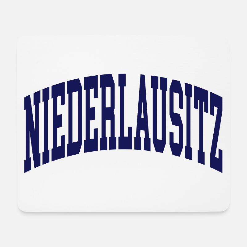 Niederlausitz - Mousepad (Querformat) - Weiß
