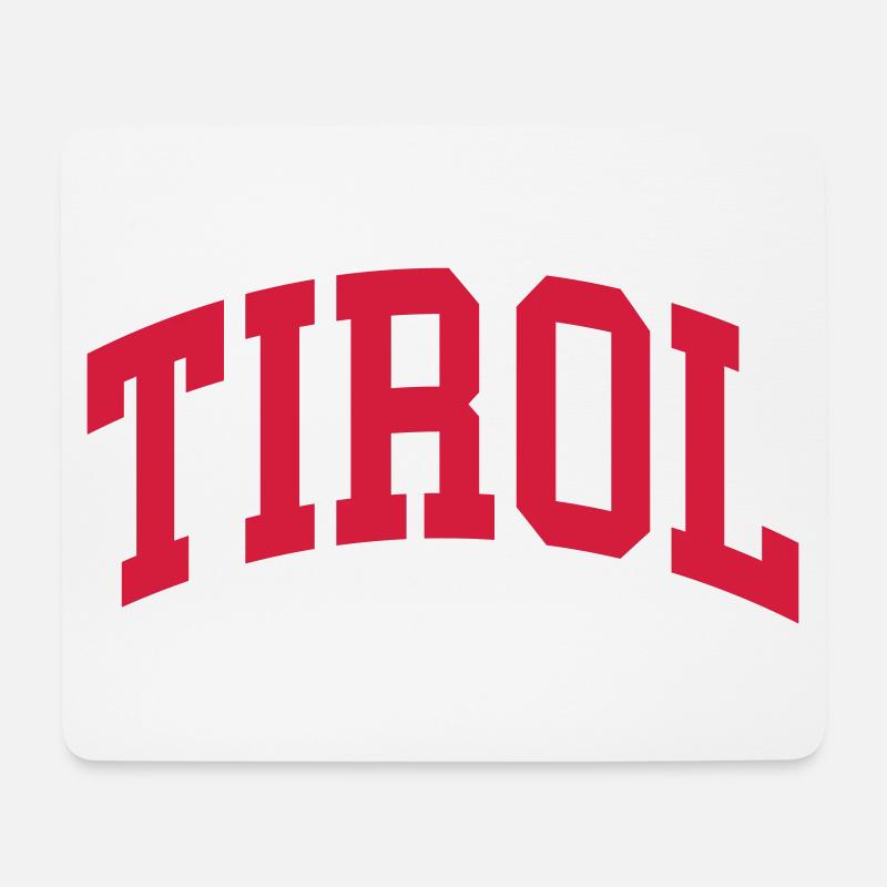 Tirol - Mousepad (Querformat) - Weiß