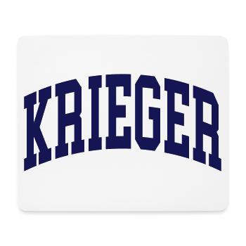 Krieger - Mousepad (Querformat) - Weiß - Vorne