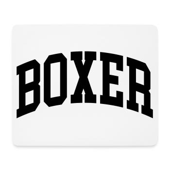 Boxer - Mousepad (Querformat) - Weiß - Vorne