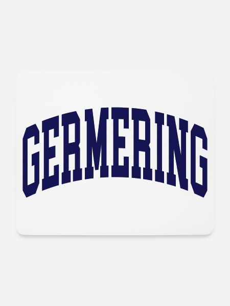 Germering - Mousepad (Querformat) - Weiß