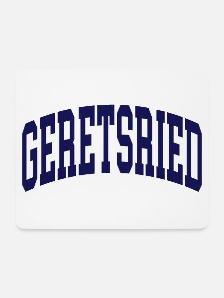 Geretsried - Mousepad (Querformat) - Weiß