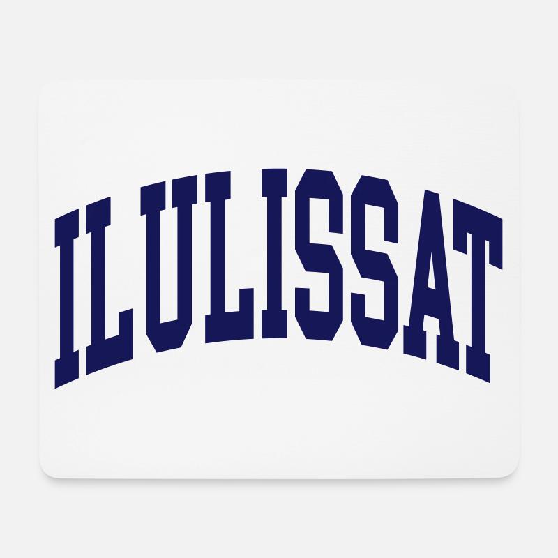 Ilulissat - Mousepad (Querformat) - Weiß