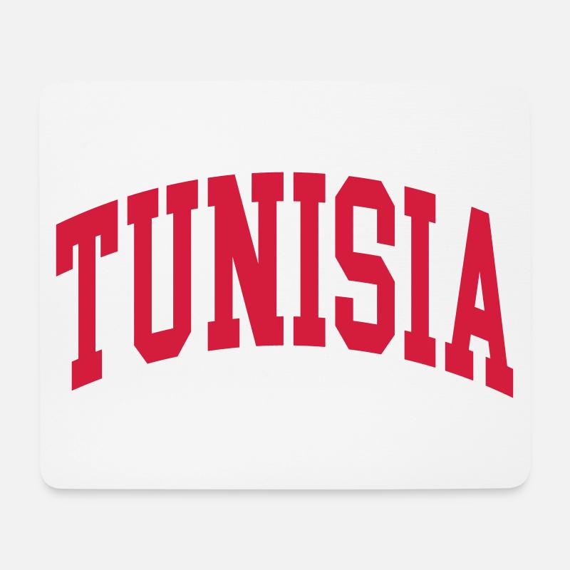 Tunesien - Mousepad (Querformat) - Weiß