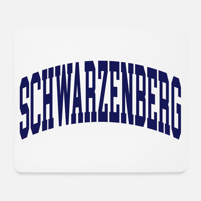 Schwarzenberg - Mousepad (Querformat) - Weiß
