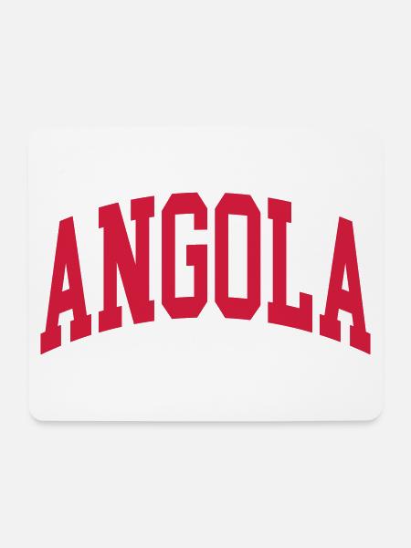 Angola - Mousepad (Querformat) - Weiß