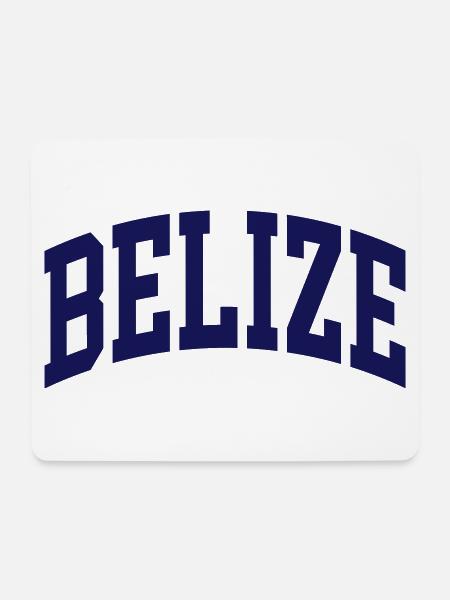 Belize - Mousepad (Querformat) - Weiß