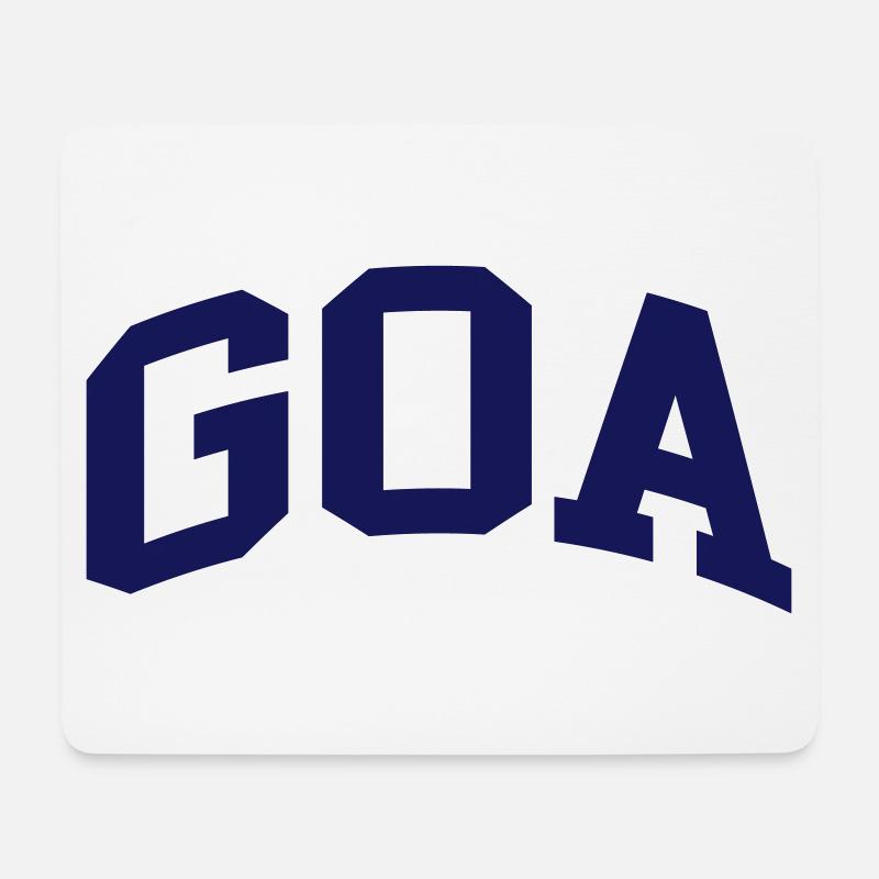 Goa - Mousepad (Querformat) - Weiß
