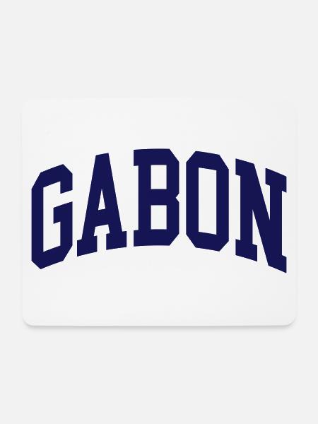 Gabon - Mousepad (Querformat) - Weiß