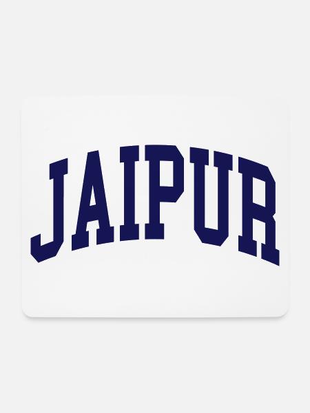 Jaipur - Mousepad (Querformat) - Weiß