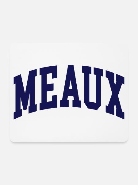 Meaux - Mousepad (Querformat) - Weiß