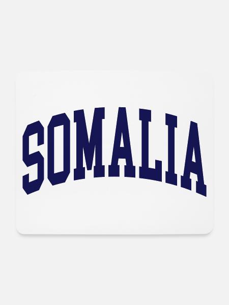 Somalia - Mouse Pad (horizontal) - white