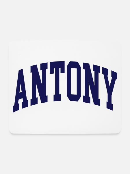 Antony - Mousepad (Querformat) - Weiß
