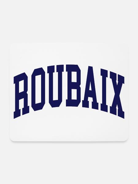 Roubaix - Mousepad (Querformat) - Weiß