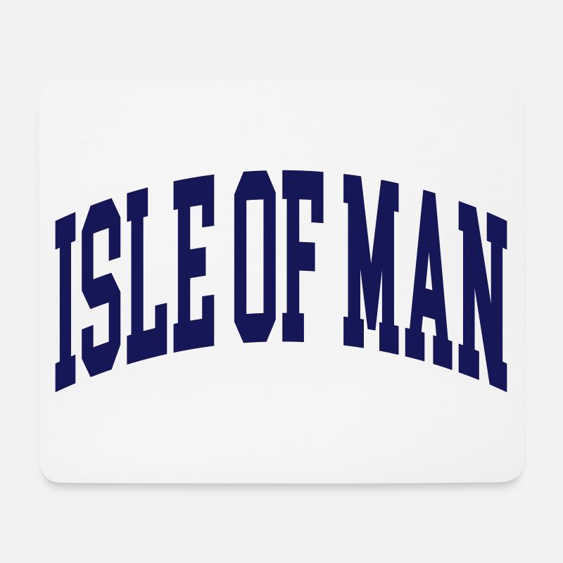 Isle of Man - Mousepad (Querformat) - Weiß