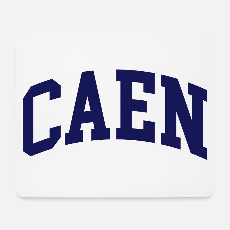 Caen - Mousepad (Querformat) - Weiß