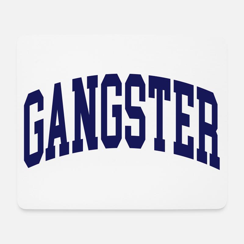 Gangster - Mousepad (Querformat) - Weiß