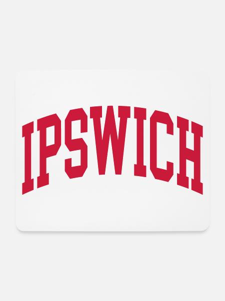 Ipswich - Mousepad (Querformat) - Weiß
