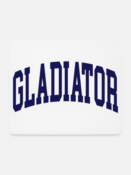 Gladiator - Mousepad (Querformat) - Weiß