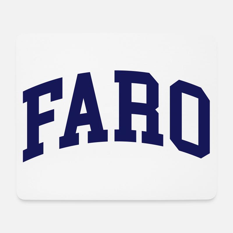 Faro - Mousepad (Querformat) - Weiß