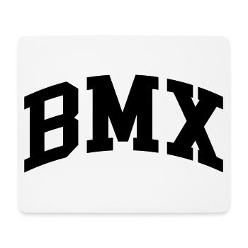 BMX - Mousepad (Querformat) - Weiß - Vorne