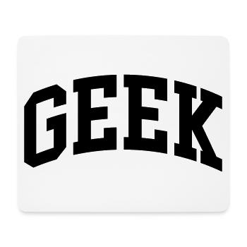 Geek - Tapis de souris (format paysage) - blanc - Devant