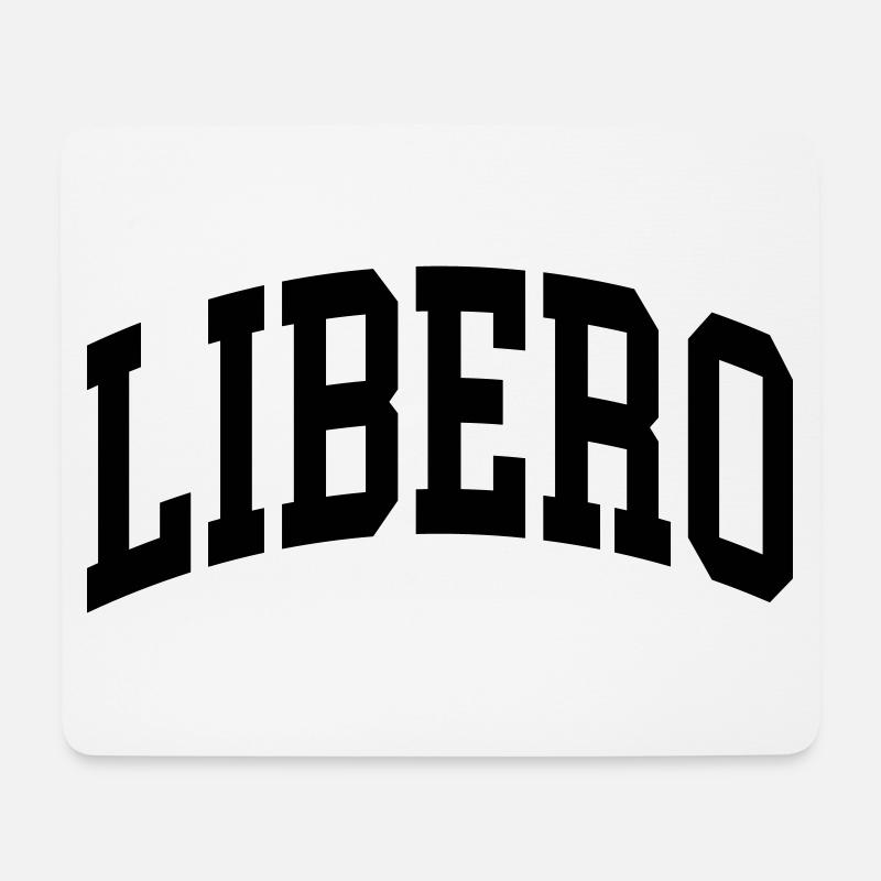Libero - Mousepad (Querformat) - Weiß