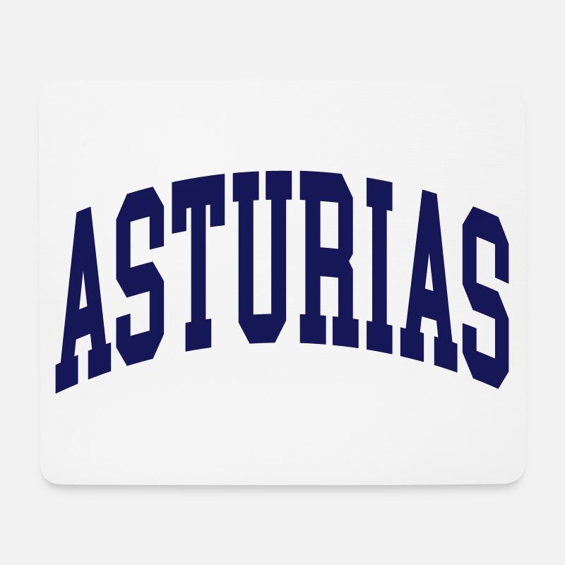 Asturias - Mousepad (Querformat) - Weiß