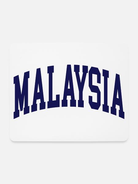 Malaysia - Mousepad (Querformat) - Weiß