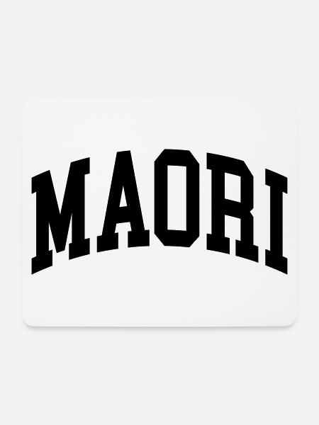 Maori - Mousepad (Querformat) - Weiß