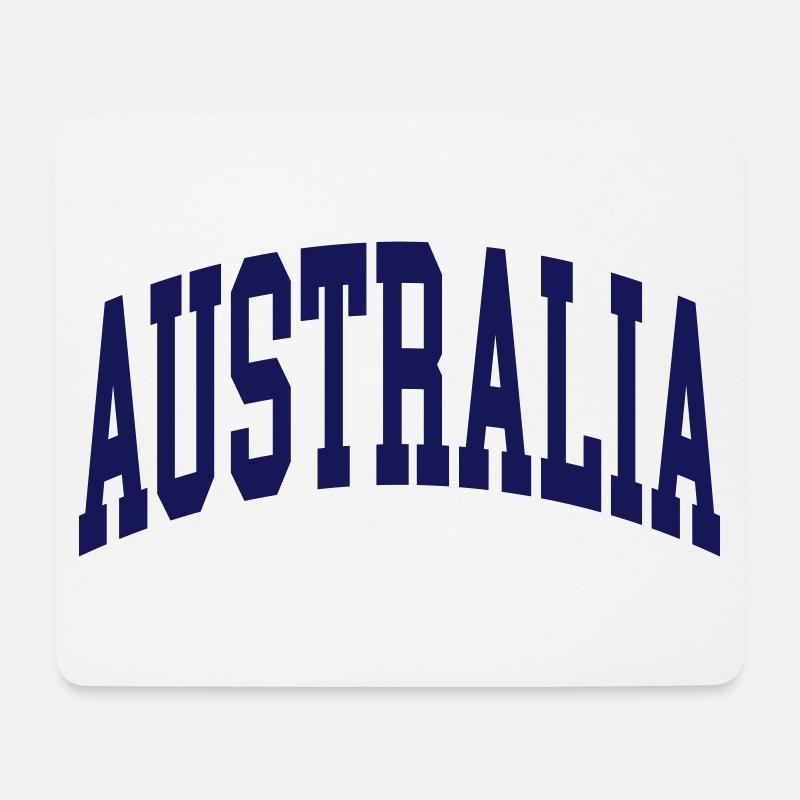 Australia - Mousepad (Querformat) - Weiß